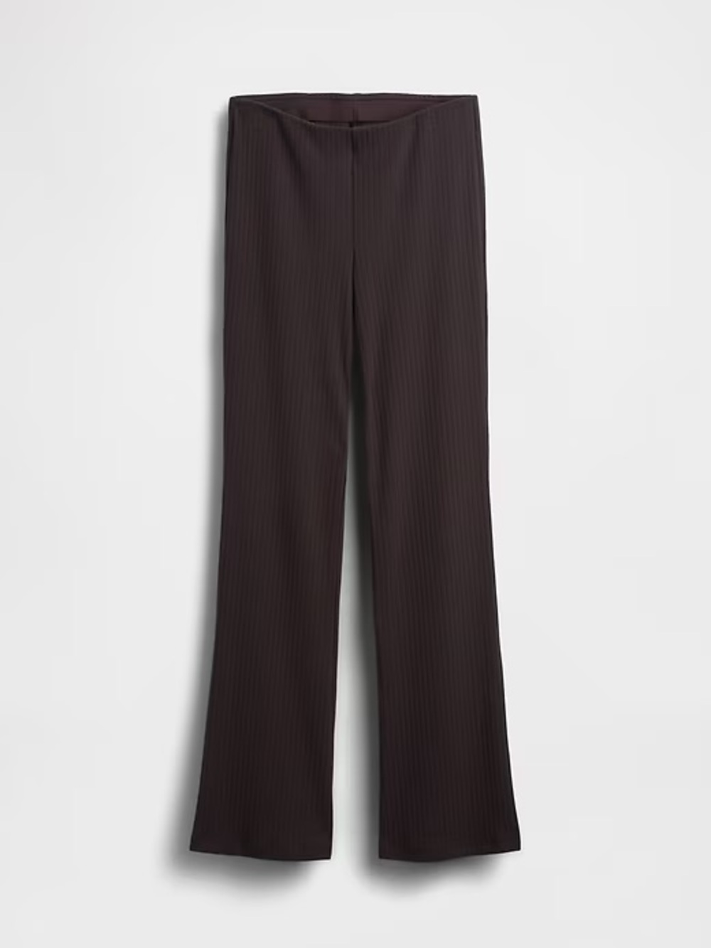 GAP Women’s Modern Wide Rib Flare Pants in Brown